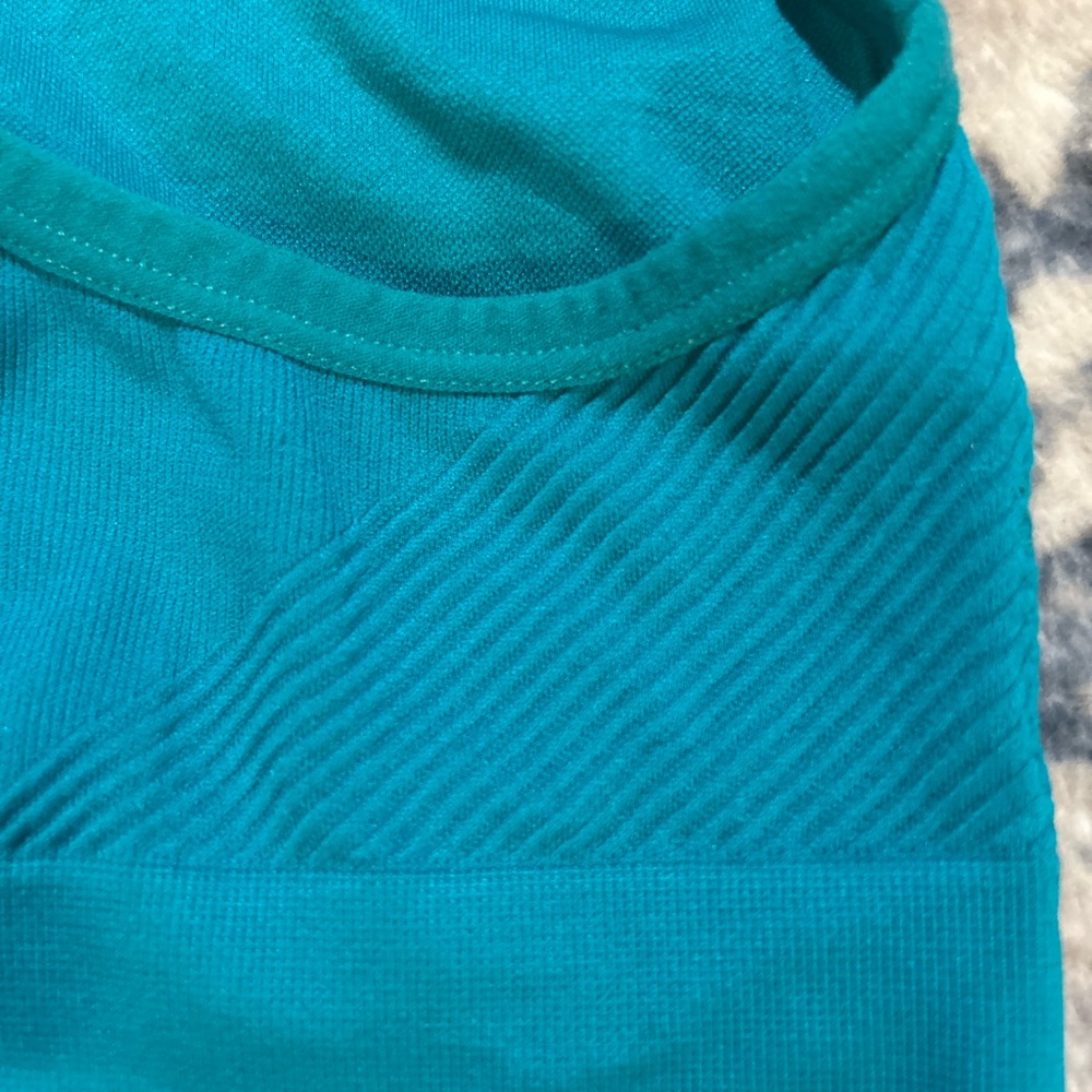 New Balance Women's Teal Sports Bra - Picture 7 of 9